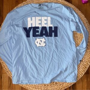 Russell Athletic Light Blue Tar Heels long sleeve tee